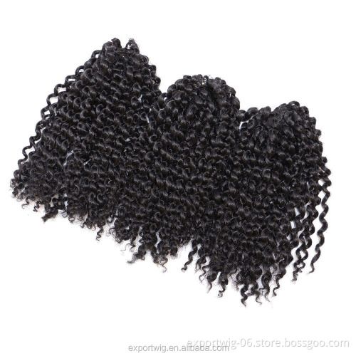 8 Inch MaliBob Crochet Braids Extensions Afro Kinky Braiding Hair Jerry Crochet Curl Braid Hair